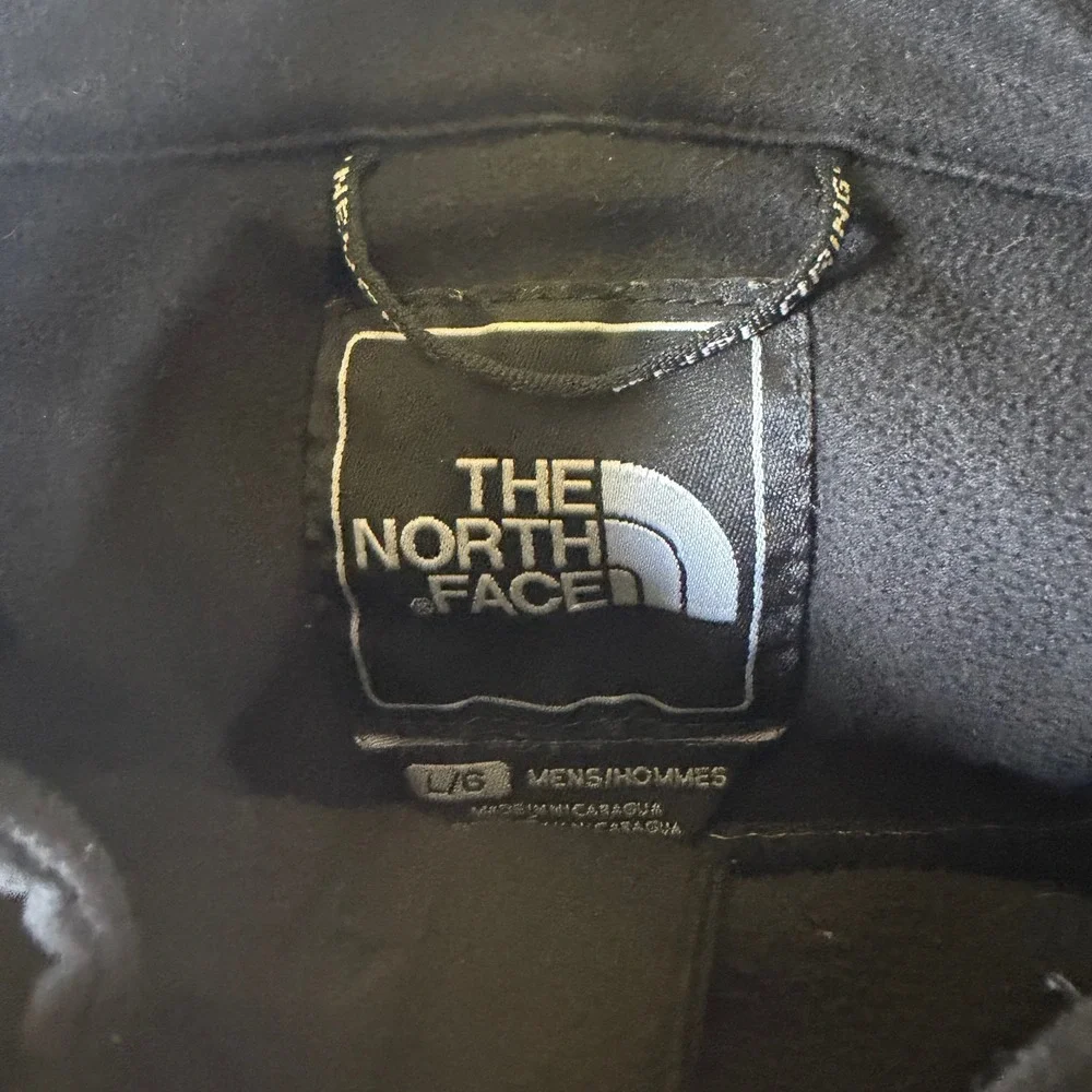The North Face Mens Apex Bionic Softshell Jacket Black Full Zip Large L NF00C794